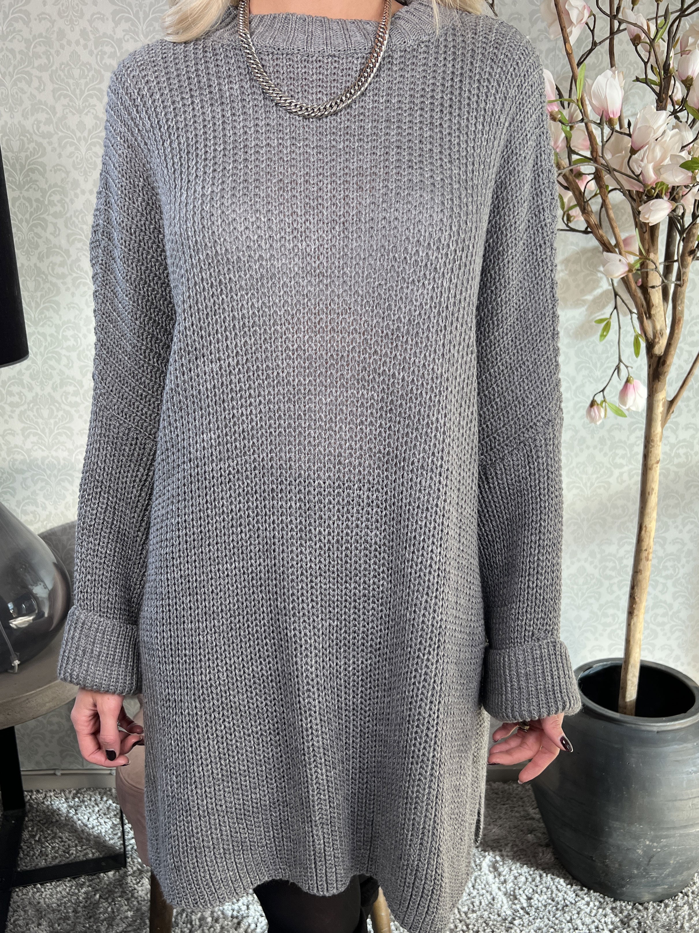 Serafina - Oversize strik med slids